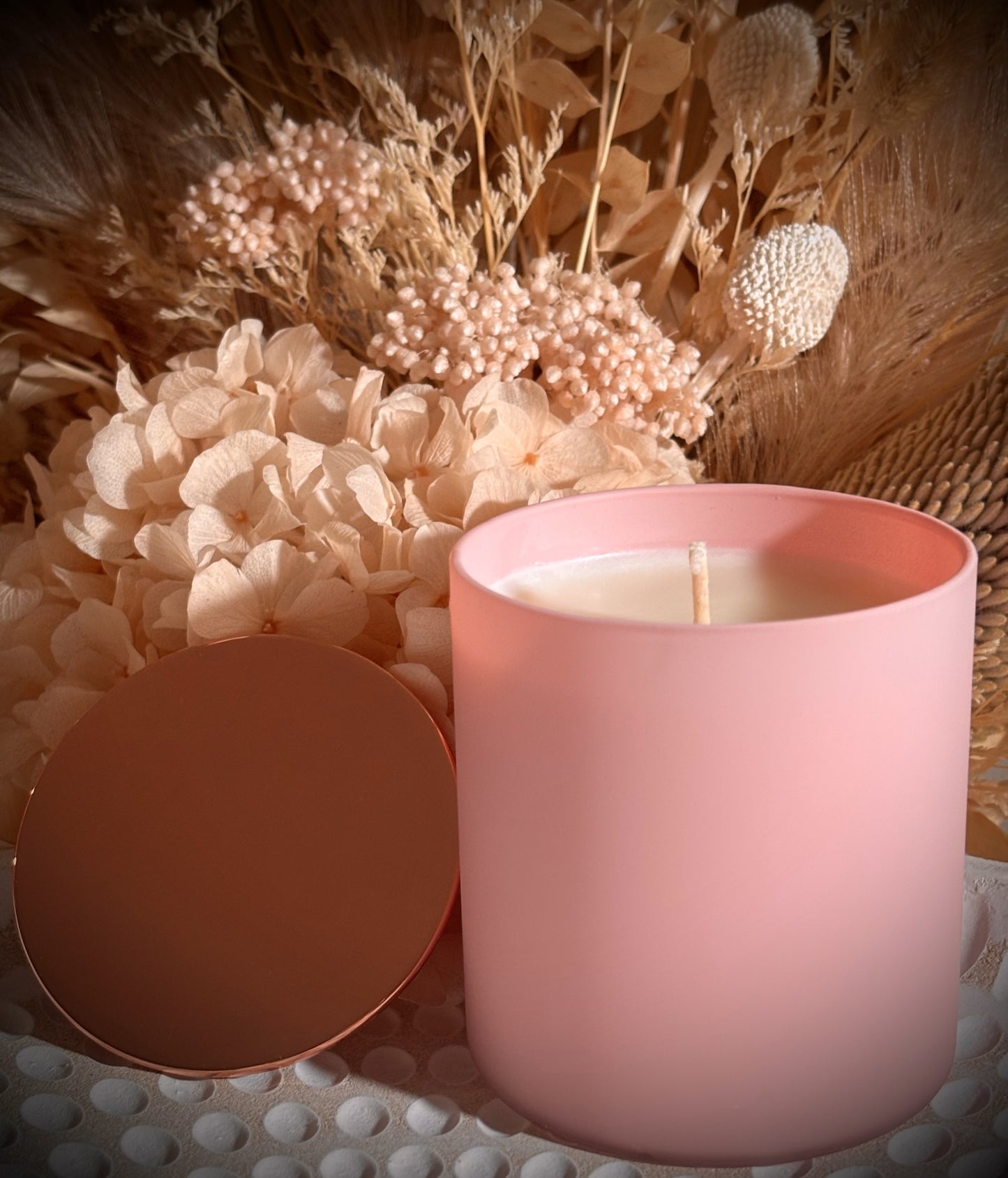 Vanilla Musk & Spiced Florals Soy Wax Candle - Large