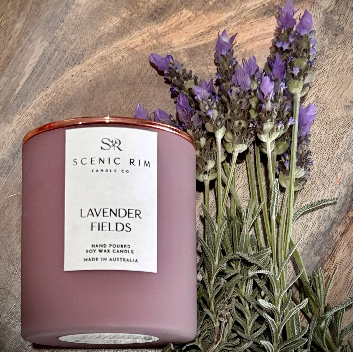 Lavender Fields Soy Wax Candle - Small