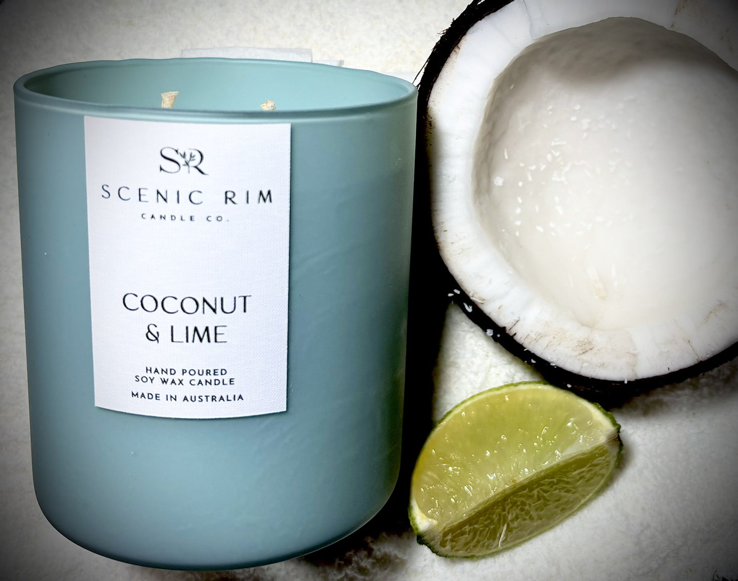 Coconut & Lime Soy Wax Candle - Large