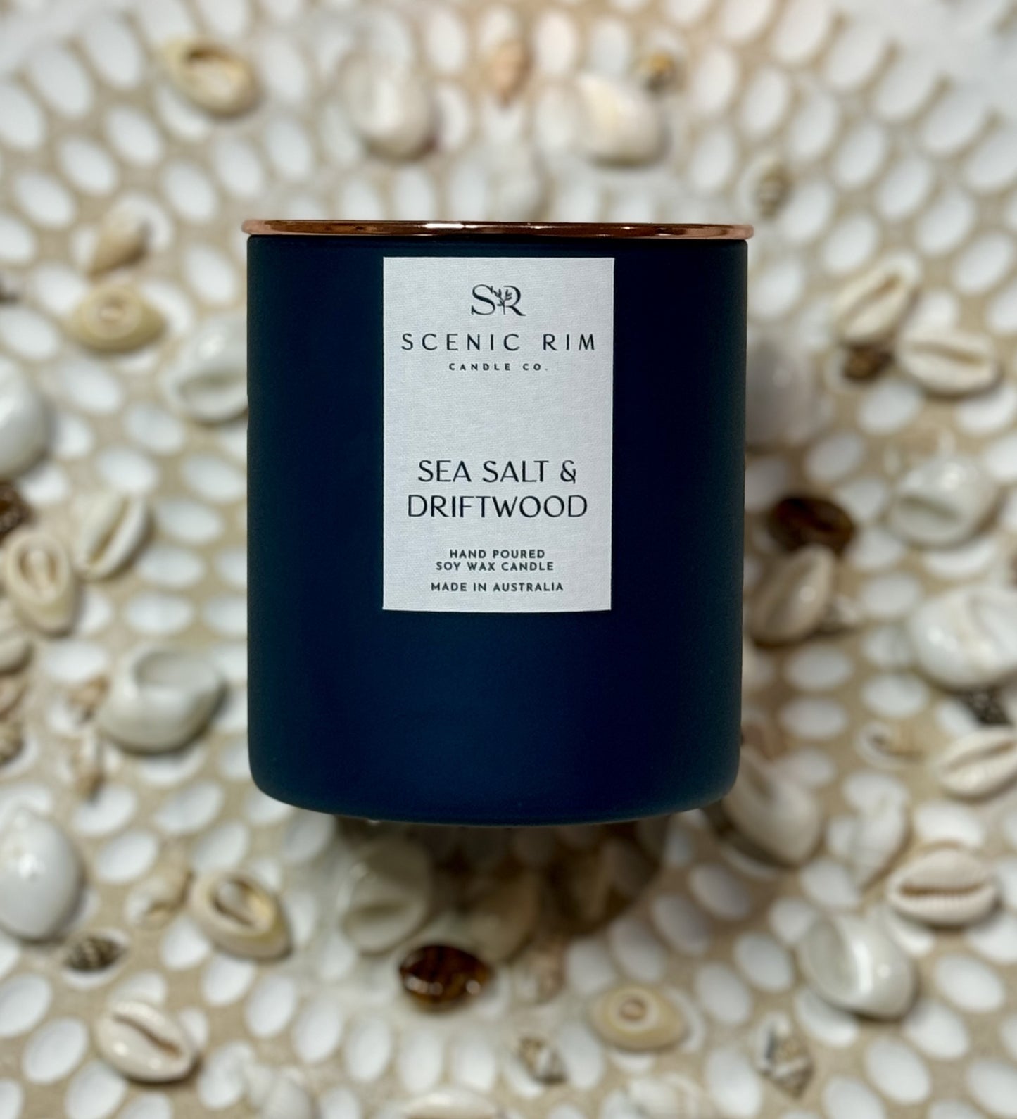 Sea Salt & Driftwood Soy Wax Candle - Large